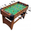 8-Pole Foosball Games Tabletops Soccer Double Children Toy Adult Foosball Table Desktop Parent-Child Interactive Board Game Exercise Reaction Ability Size : Medium