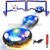 Wgwioo Kids Hover Soccer with 2 Goals USB Floating Flashing Air Power Ball Toy for Indoor and Outdoor