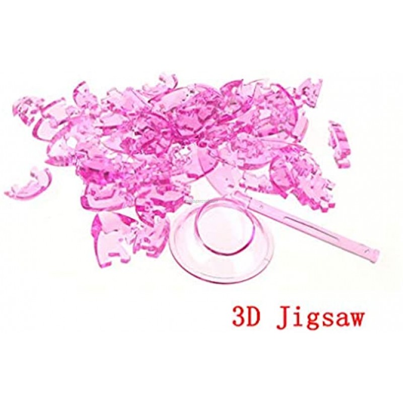 3D Crystal Puzzle Heart for Valentine's Day Gift 3pcs