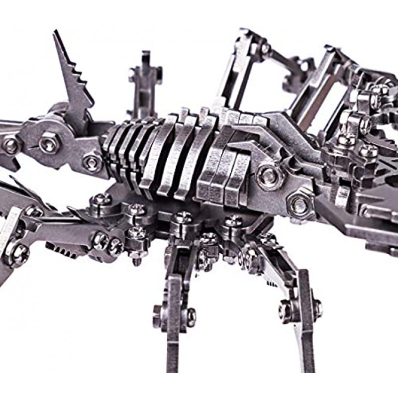 Haoun 3D Metal Puzzle Brain Teaser DIY Assemble Detachable Scorpion Model Kit Jigsaw Puzzle Toy Desk Ornament