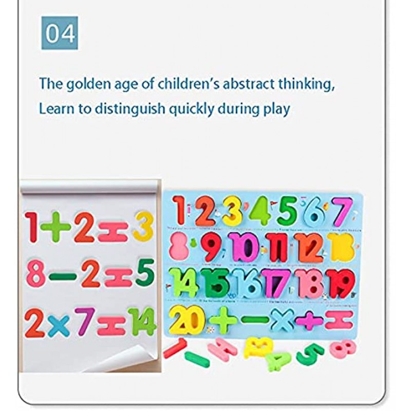 LHZMD Wooden Puzzles for Toddlers Wooden Alphabet Number Shape Puzzles Toddler ABC Learning Board Montessori Educational Toys for Kids Ages 3 4 5