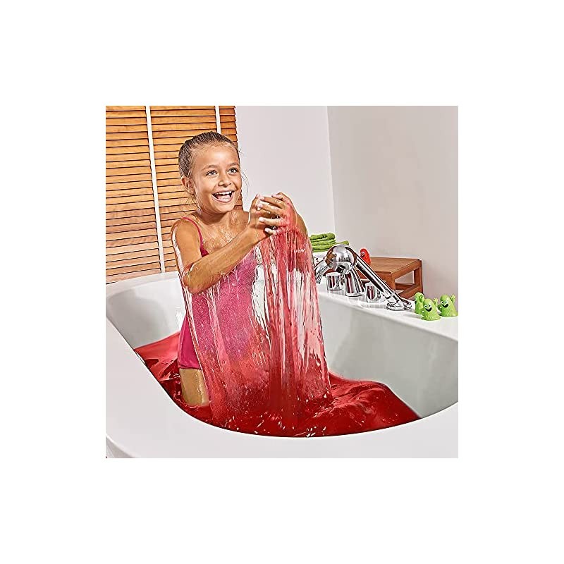 3 x Slime Baff Bundle from Zimpli Kids Green Blue and Red Turn Water Into Gooey Slime Children's Sensory and Bath Toy Certified Biodegradable Gift