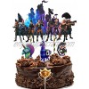 Video Game Birthday Party Supplies for Game Fans 5Pcs DIY Cake Decorations Topper