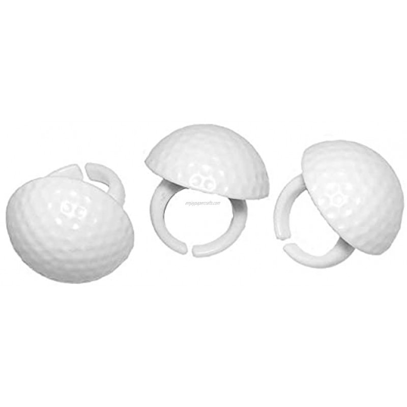 Bundle of Fun Golf Ball Cupcake Toppers and Birthday Ring 25 Piece