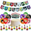 My Hero Academia Party Supplies Birthday Decorations Set Including Balloons Banner Cake Toppers Cupcake Toppers for MHA Fans Kids MHA Theme Birthday Party Supplies