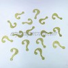 100 Counts Gold Glitter Question Mark Table Confetti Paper Scatter for Gender Reveal Party Decorating