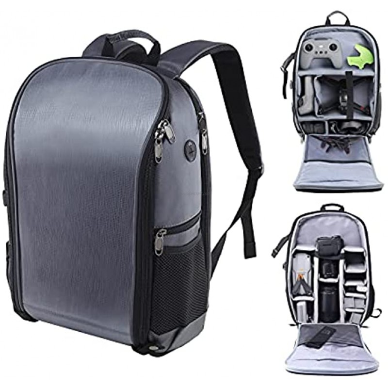 Storage Backpack for DJI FPV Drone and Accessories Multifunctional Carrying Case with Compartment Also Compatible with Mini 2,Mavic Pro and All kinds of Cameras，SLRs Laptops