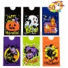 JOYIN 60 Pcs Halloween Drawstring Candy Bags for Trick-or-Treat Goodie Bags for Halloween Party Favors
