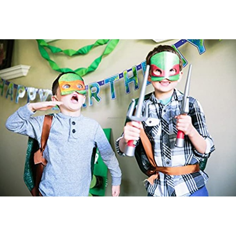 American Greetings Teenage Mutant Ninja Turtles TMNT Party Favors Paper Party Masks 8-Count