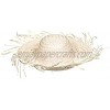 amscan 392997 Natural Palm Beach Straw Party Hat 4" x 18" x 18"