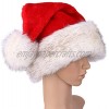 Boieo Deluxe Christmas Santa Hats Red