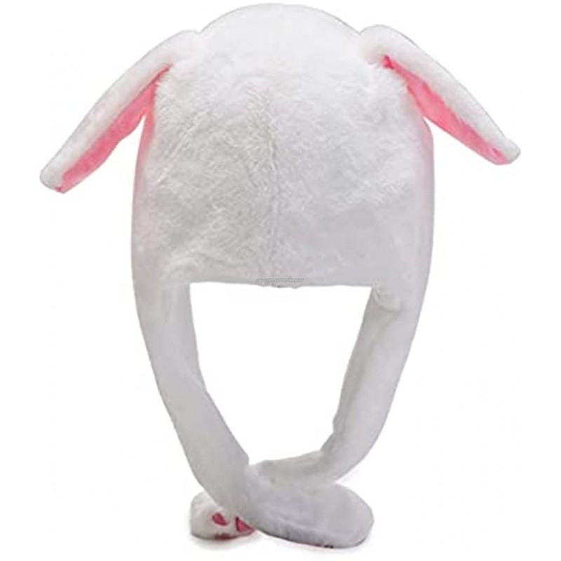 Bunny Hat with Moving Ears Party Favors Funny Bunny Ears Cosplay Kawaii Hat Christmas Gift for Women