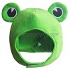 Soarsue Cute Green Plush Frog Hat Headband Cap Dress up Cosplay Costume