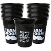 Bachelor Party Supplies Team Groom Cups Bulk Pack of 25 Plastic Cups