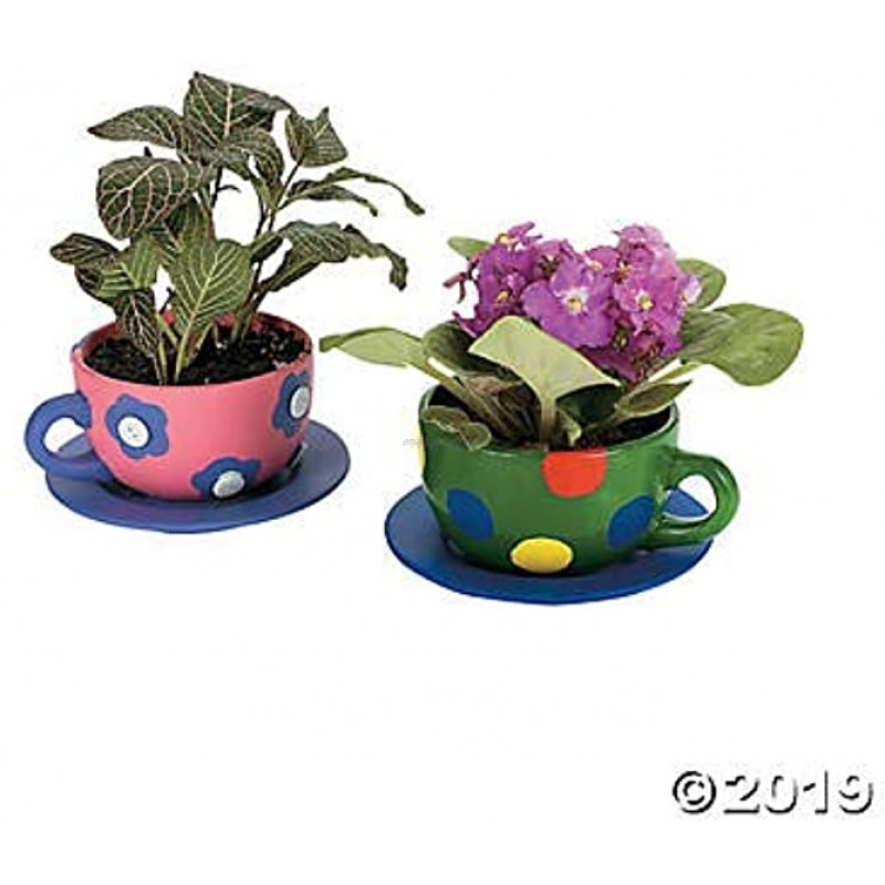 DIY Teacup Planter with Saucer Makes 6 Ceramic Crafts and Kids Do it Yourself Projects