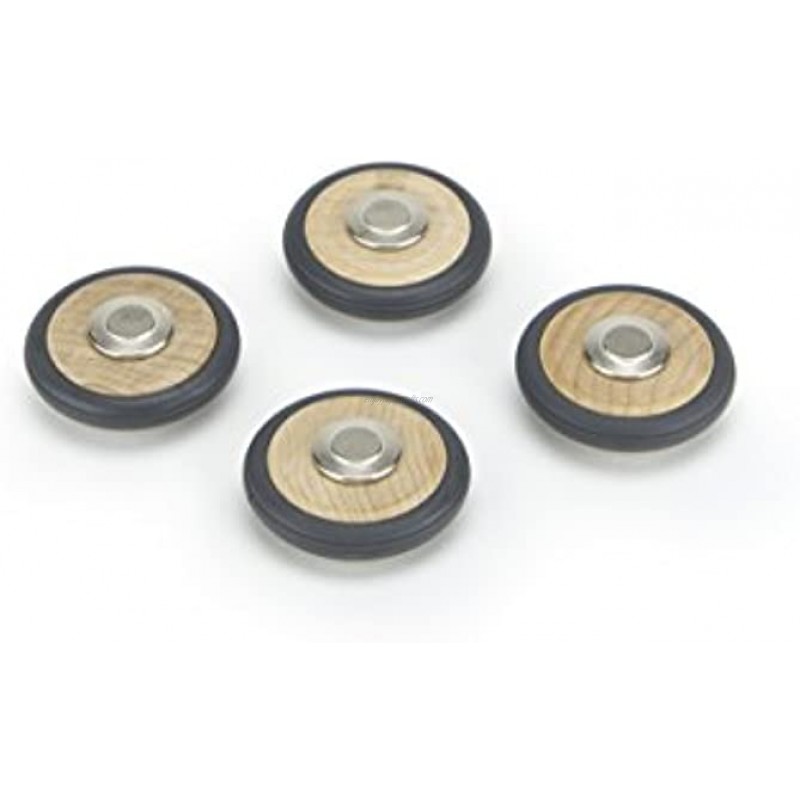 4 Pack Tegu Magnetic Wooden Wheels