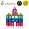 Fun Mags Magnetic Blocks 36-Piece Set 3D Magnetic Building Blocks STEM Educational Magna Magnetic Tiles Magnet Toys for Kids Toddlers