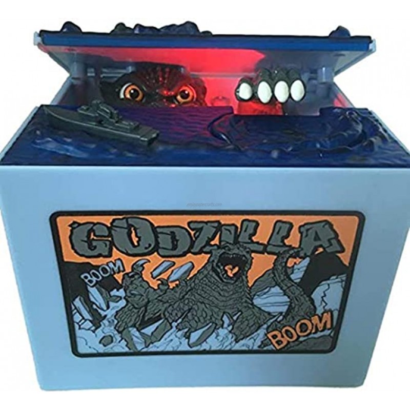 BABOOK- Electronic Godzilla Piggy Bank Monster Money Saving Box Coin Bank Funny Kids' Money Banks for Children