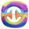 Snapperz Fidget Toy Rainbow Fidget Snapper Toy Snap Sensory Stress Relief Hand Toy for Kids and Adults Party Popper Noise Maker Decompression Silicone Grip Toy for Anxiety ADHD Autism K