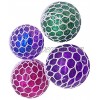DOAEGNG Mesh Colorful Glowing Toy Squishy Squeeze Stress Relief Toy Bubble Healing Relax Rebound Grape Toy for Kids