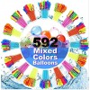 Mega Pack Water Balloons Play Outdoor Bunch of 592 Quick Fill Launcher