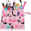 FoxPrint My First Princess Make Up Kit 12 Pc Kids Makeup Set Washable Makeup For Girls These Makeup Toys for Girls Include All Your Princess Needs To Play Dress Up Comes with Stylish Bag