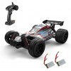 45km h Fast Remote Control Racing Car 1 18 Full Scale Electric Short Course Rally Monster RTR 4WD Shock Absorption Fall Resistance Off-Road Vehicle with Dual Battery Xmas Birthday Gift