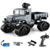 DAYINGTAO 1 16 Scale RC Car All Terrain Military Transport Vehicle 4WD Crawler Climbing Trucks 2.4G Radio Control Car with 480P HD FPV Camera Toy Gift for Adults Kids