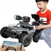 UimimiU 1:16 RC Cars Off-Road Rock Crawler Truck- Vehicle Off Road RC Truck 2.4G Hz at 720p HD FPV Camera Military Monster Truck Army Gift for Adults Color : 1 Battery